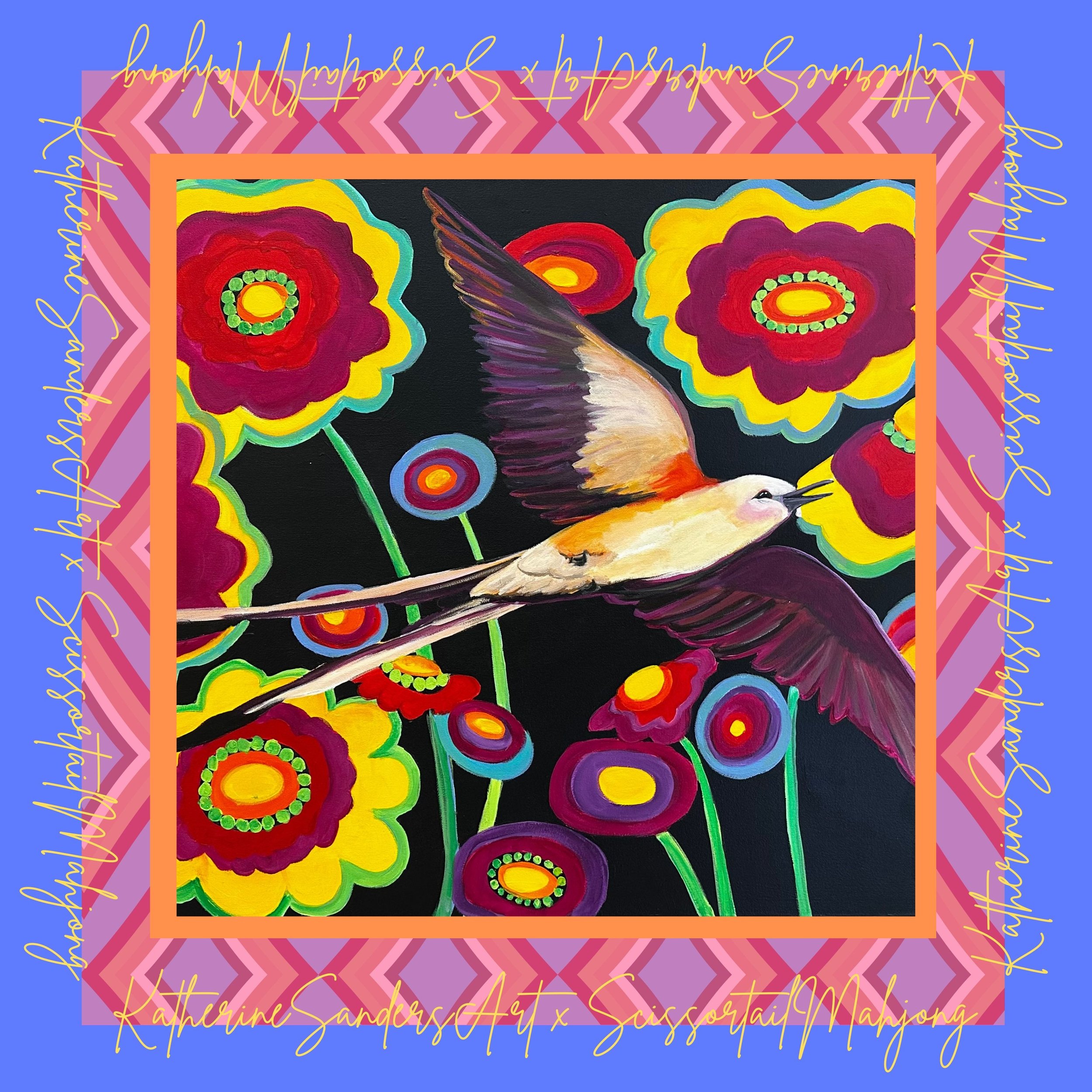 Scissortail MahJong Mat