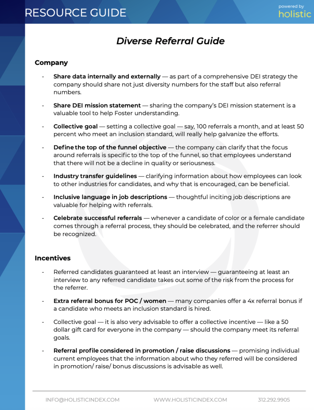 Preview of Diverse Referral Guide