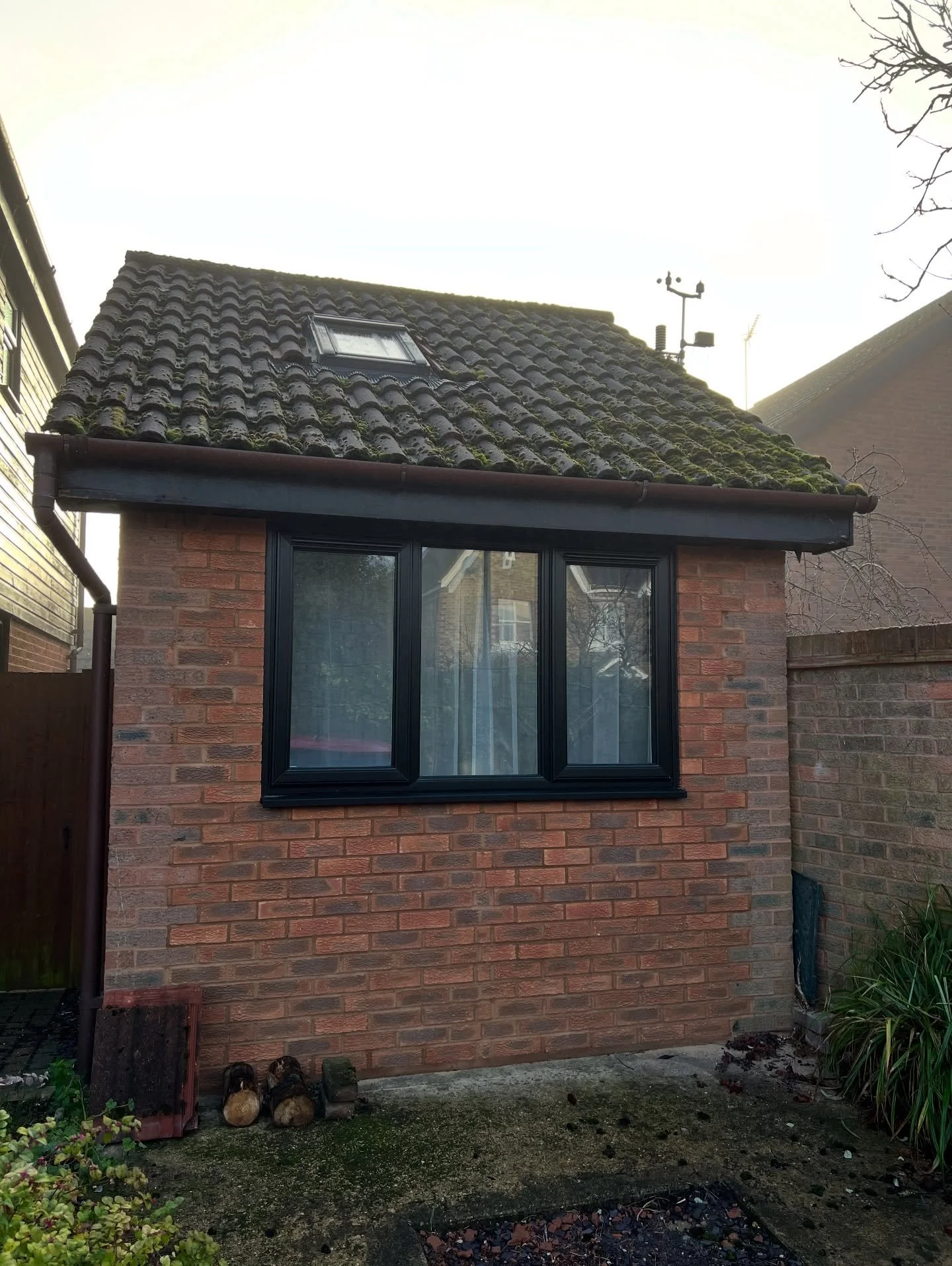 GARAGE CONVERSION COMPLETE 
_________________________________

Remember this one&hellip;?

This project in #wattonatstone is now complete and is a great addition to the house providing a sitting space/guestroom, home office and art studio. The vaulte
