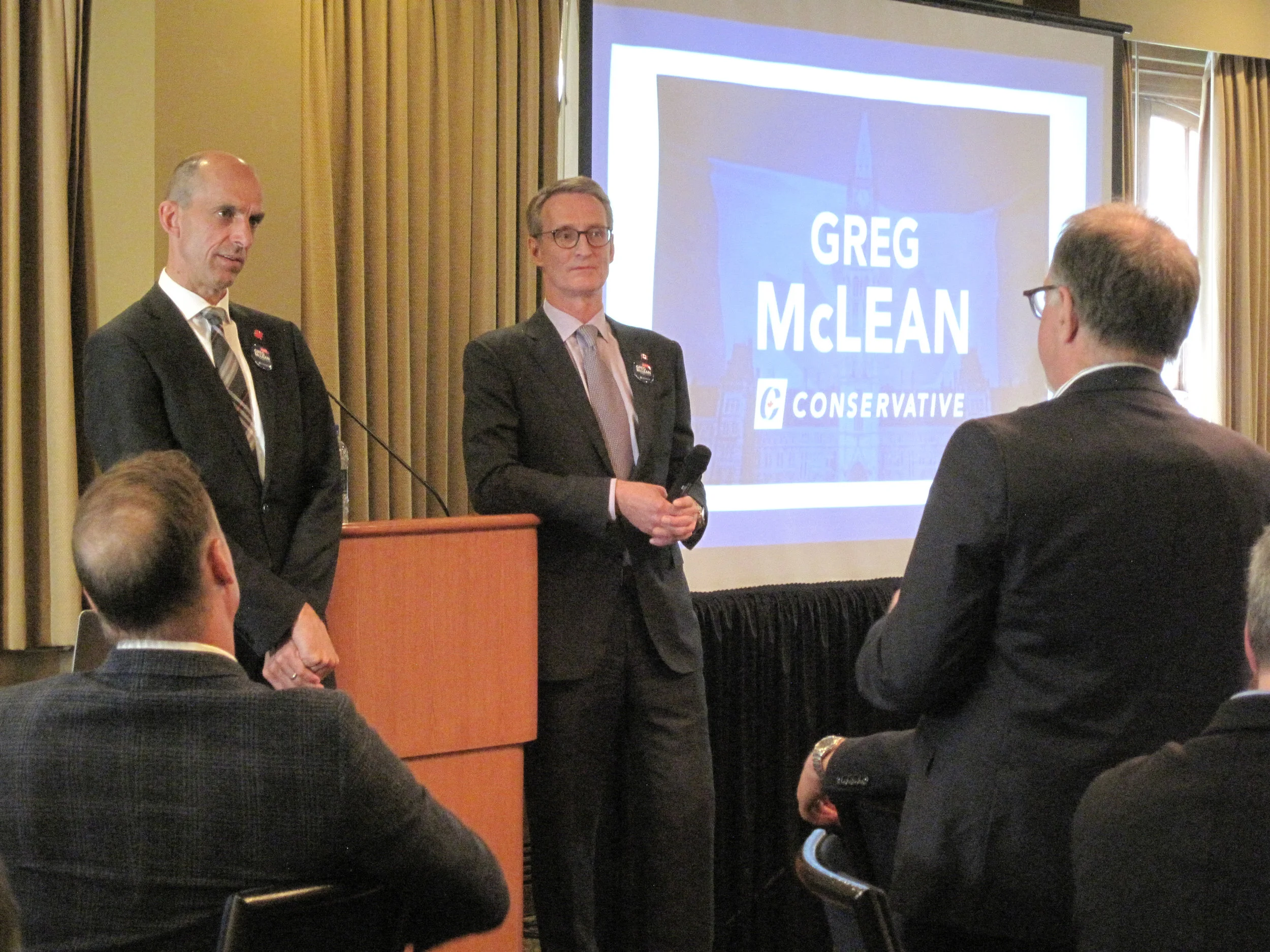 We got a lot of great questions, mainly about energy issues, but also the unfairness of equalization which remains a top-of-mind issue for Calgarians. Mr. Blaney agreed that we need to take another look at how it is structured; he understands why Albertans feel unfairly treated by the formula.