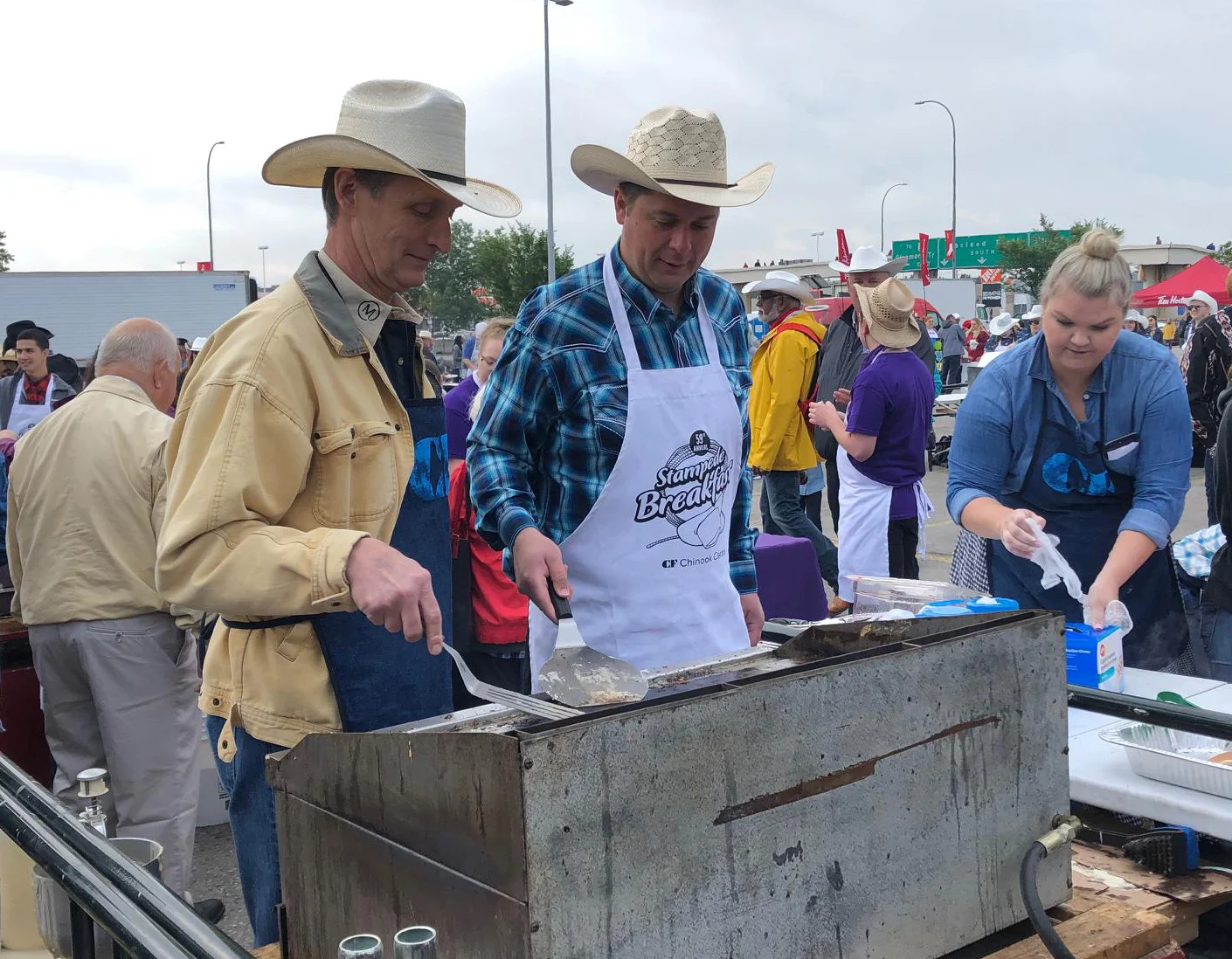They put through 8,000 people per hour at this breakfast. That’s a lot of flapjacks!