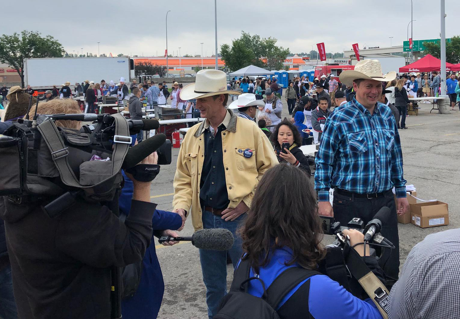 We seemed to attract some media interest.