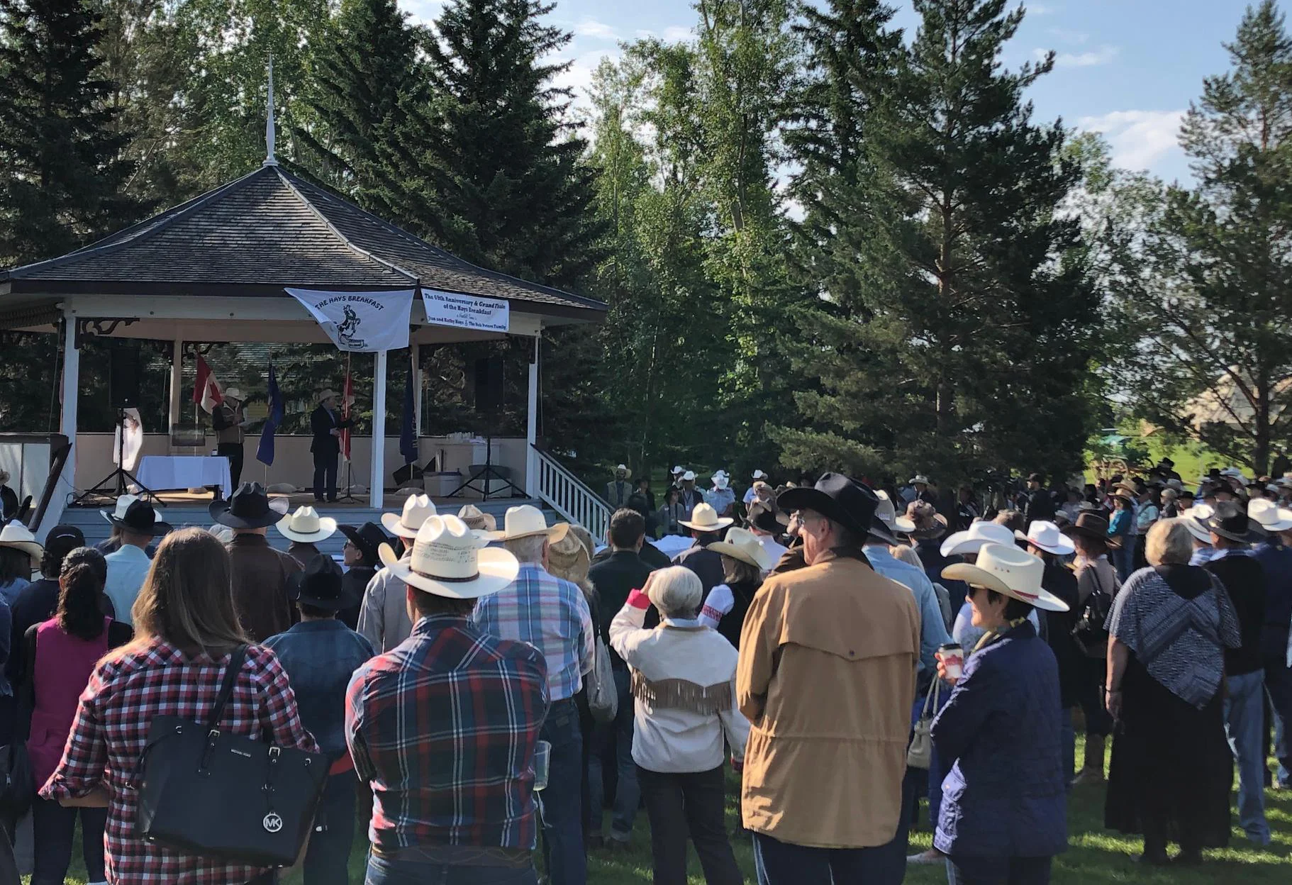 Sunday July 7 was the 69th annual Hays Breakfast, but unfortunately, the last one as the family has decided to end this Stampede tradition (although rumour has it that some folks intend to find a way to continue).
