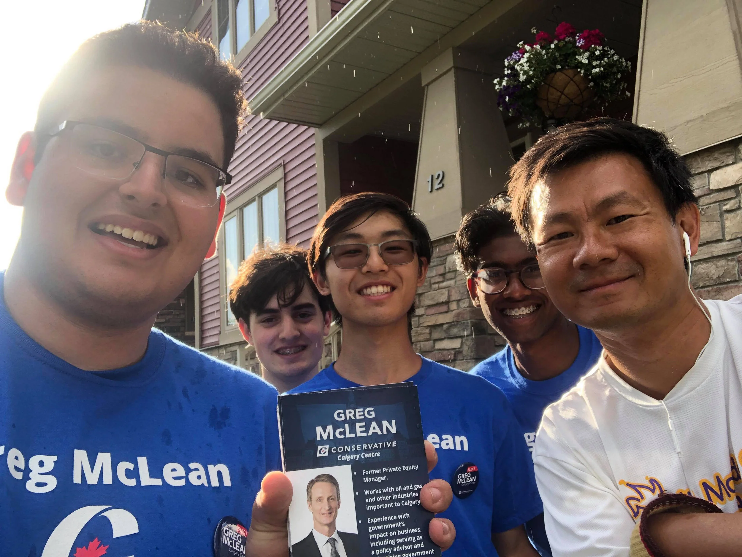 Stampede is over and my team is back knocking on doors in Calgary Centre. If they knock on your door, please let them know if you support me!