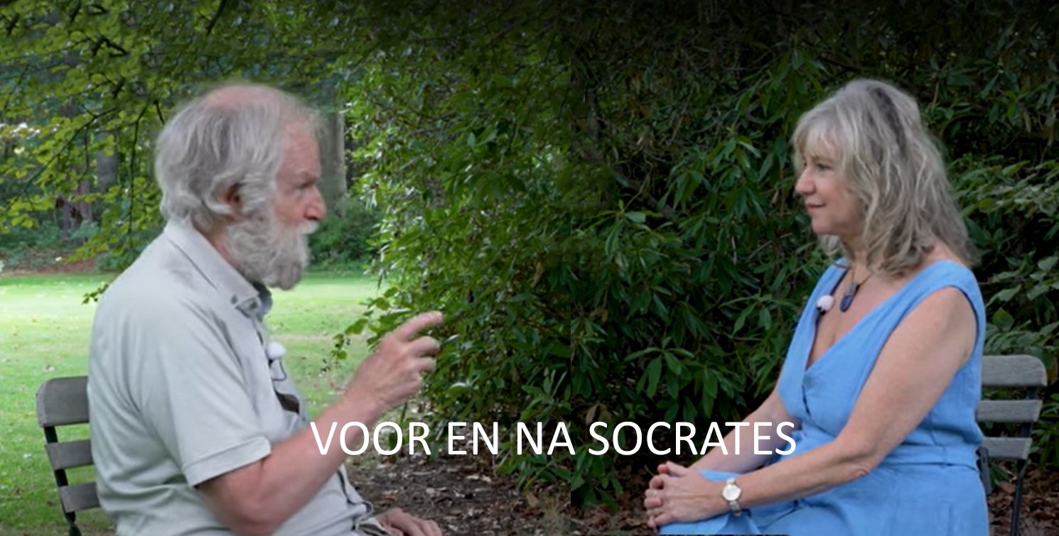 Gerard over 'Voor en na Socrates' met Lucette - 1