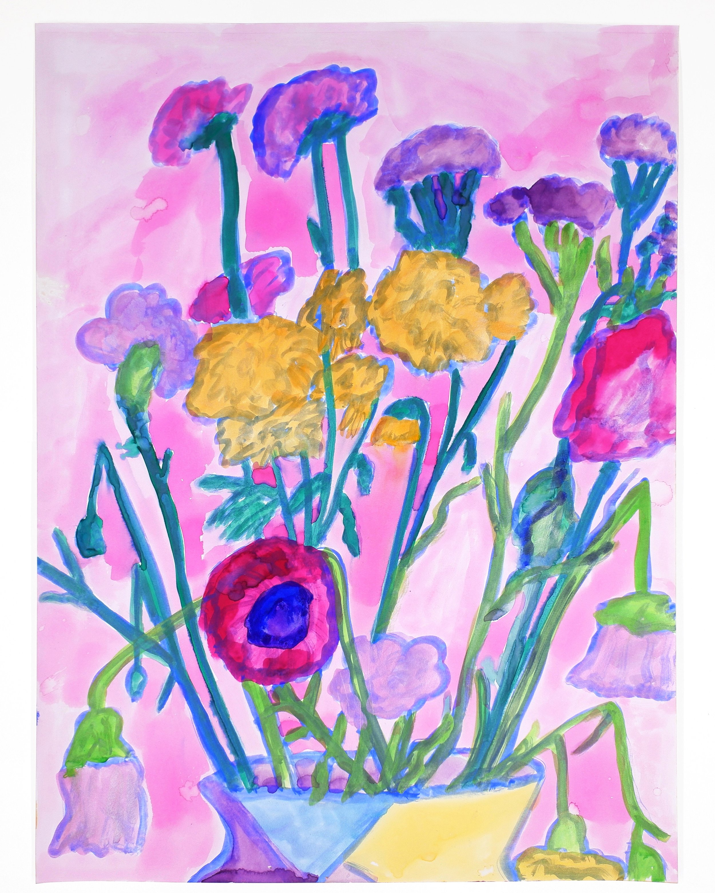 Watercolor on paper 24 x 18 inches