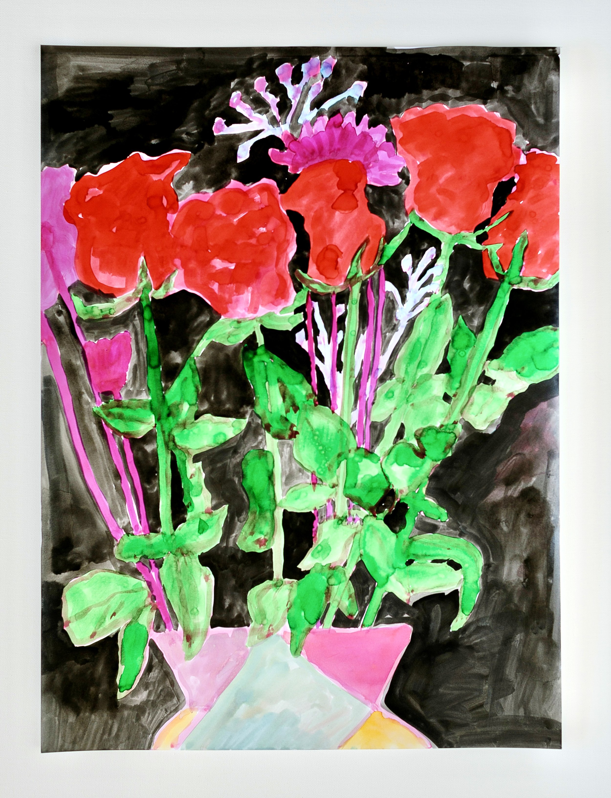 Watercolor on paper 24 x 18 inches