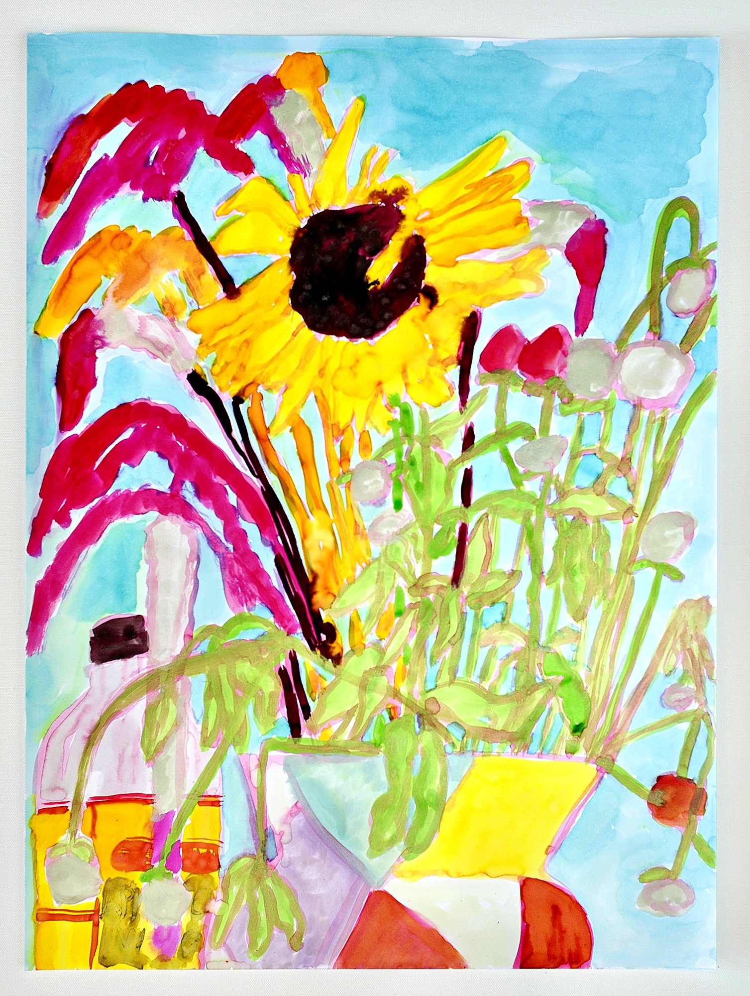 Watercolor on paper 24 x 18 inches