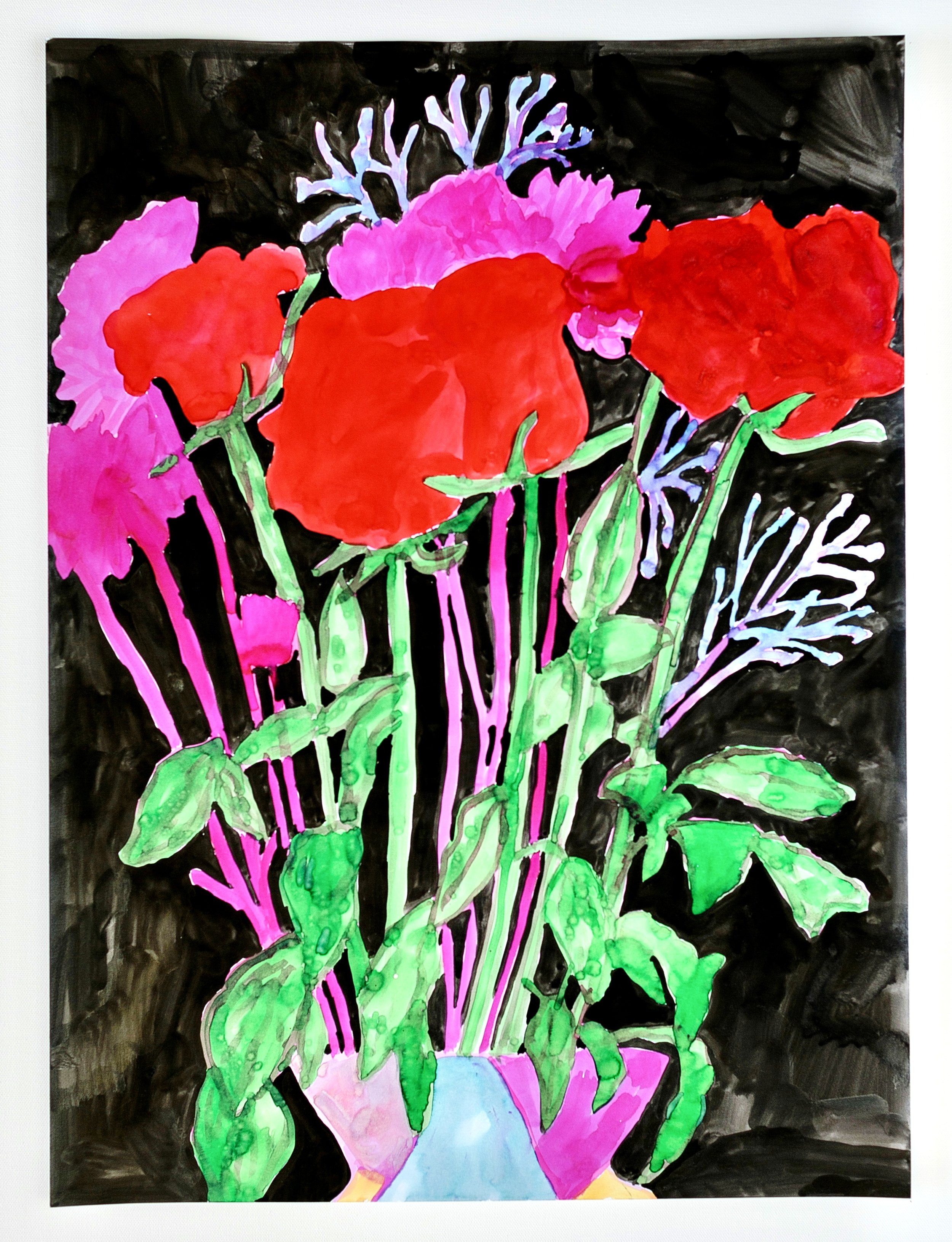 Watercolor on paper 24 x 18 inches