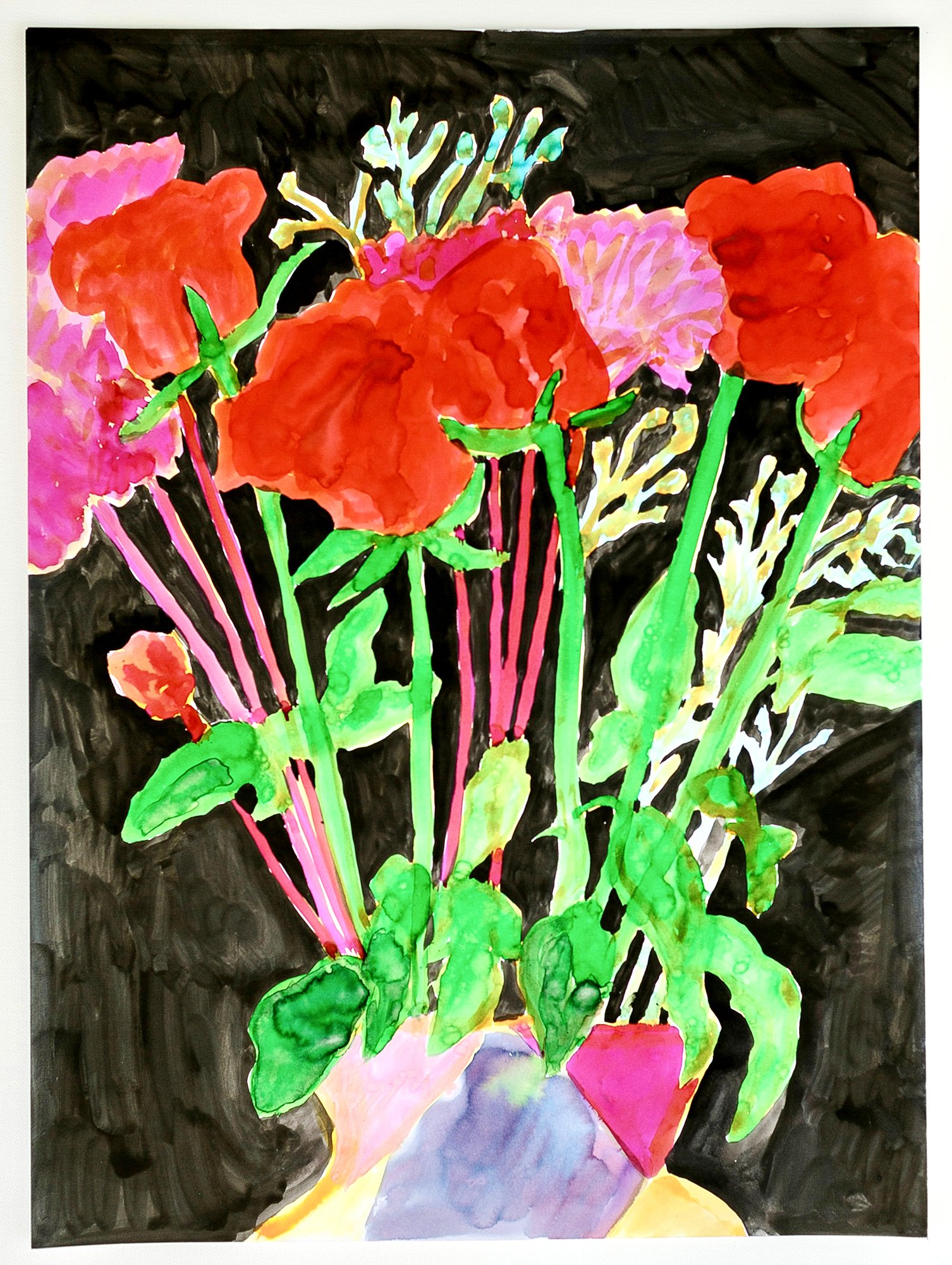 Watercolor on paper 24 x 18 inches