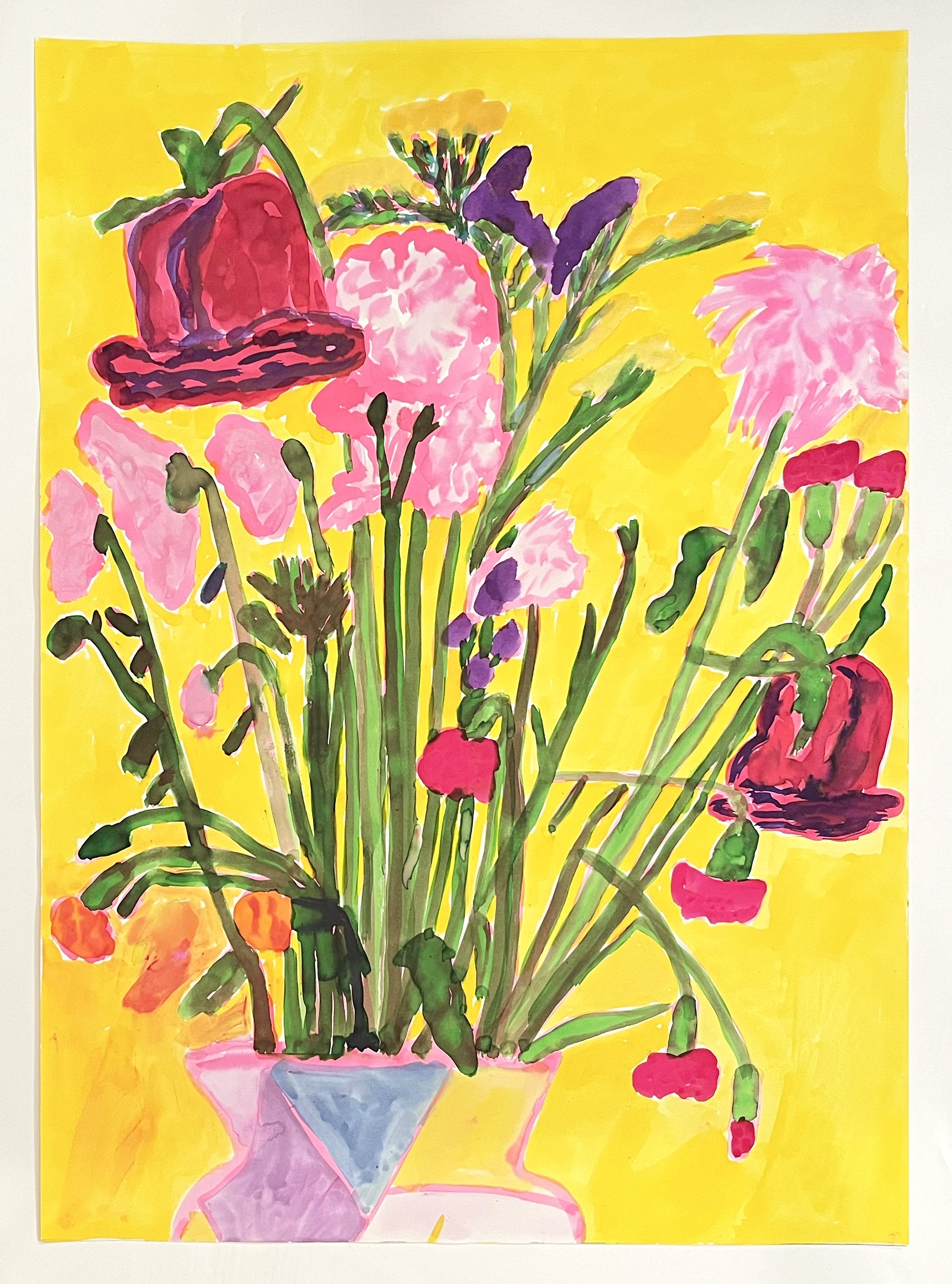 Watercolor on paper 24 x 18 inches