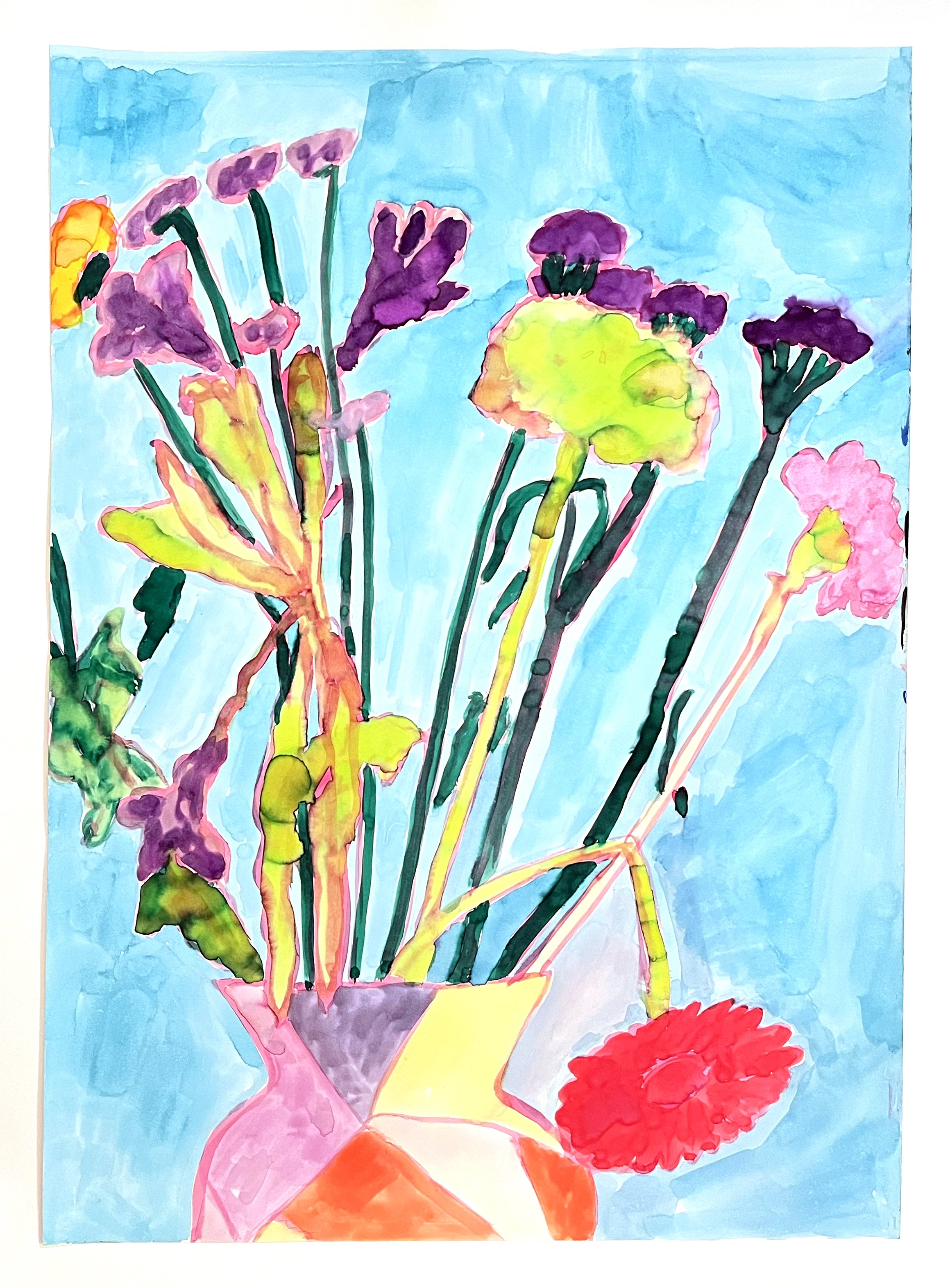 Watercolor on paper 24 x 18 inches