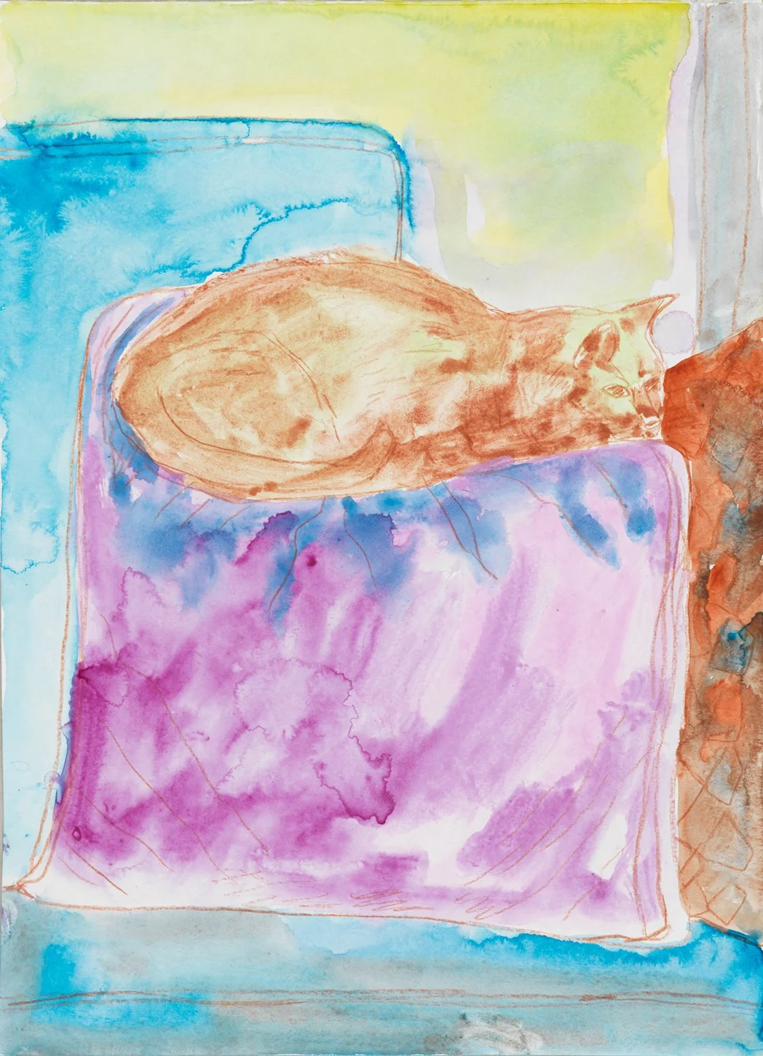 JS_Untitled, 2019, Colored pencil and watercolor on paper, 15 x 11 inches.jpg