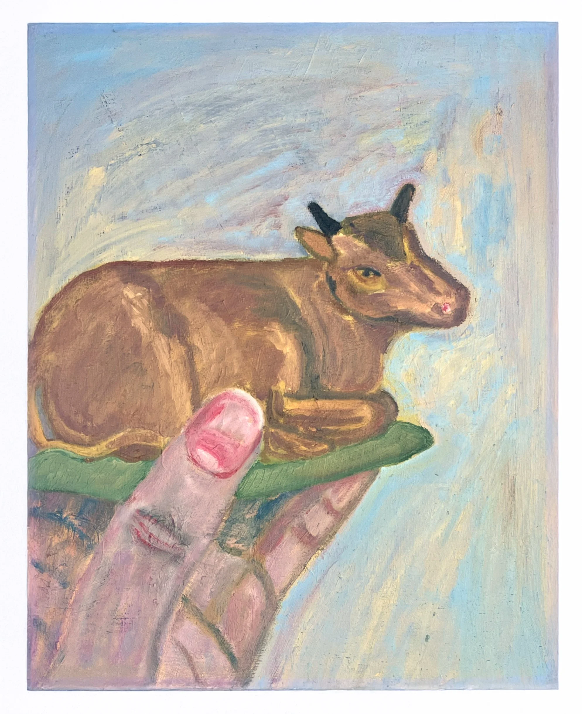 Nativity Cow Figurine, 2025