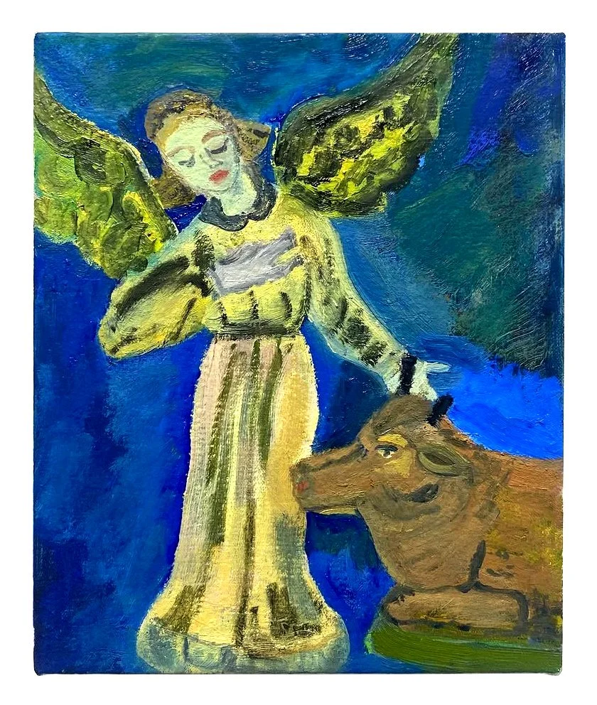Angel and Cow, 2025