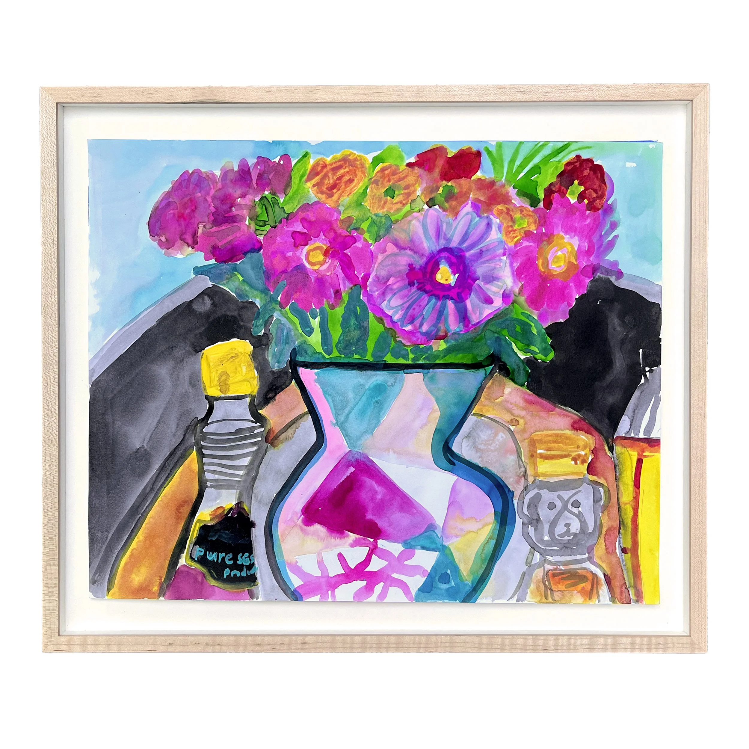 Flowers, Sesame Oil, and Honey Bear