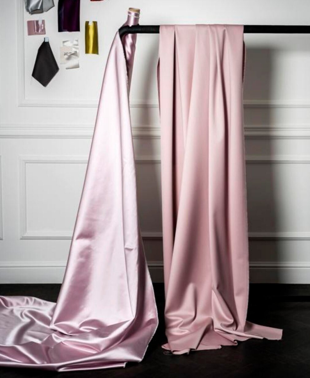 While living in @Barbie house may not be your dream anymore, you can still enjoy a touch of fuchsia delight in your very own home. This extremely smooth and densely woven satin silk by Dedar in iconic pink shade will bring fun and elegance to your gr