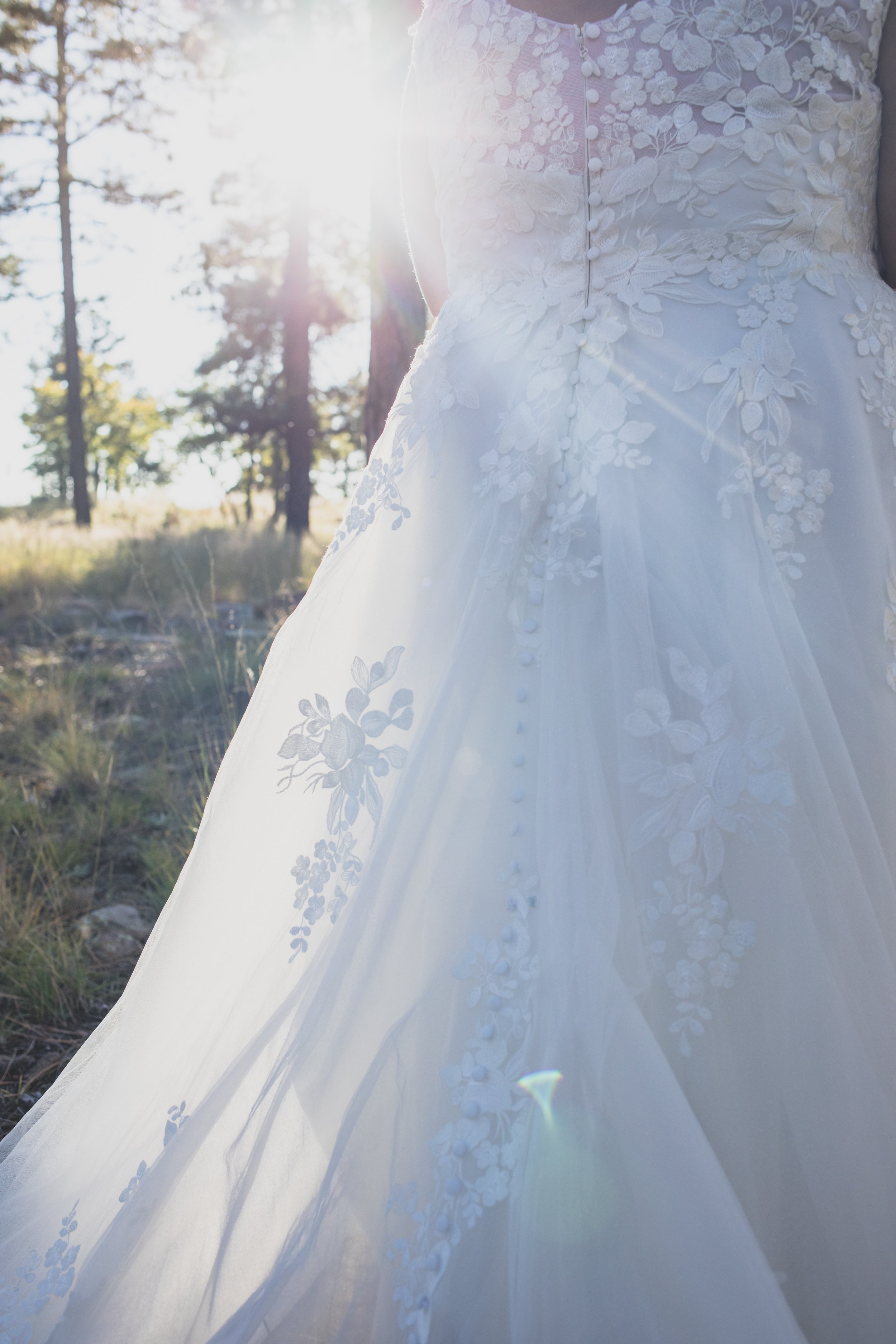  Bride at Northern Arizona Rim Elopement by Arizona Destination Photographer Jennifer Lind Schutsky 