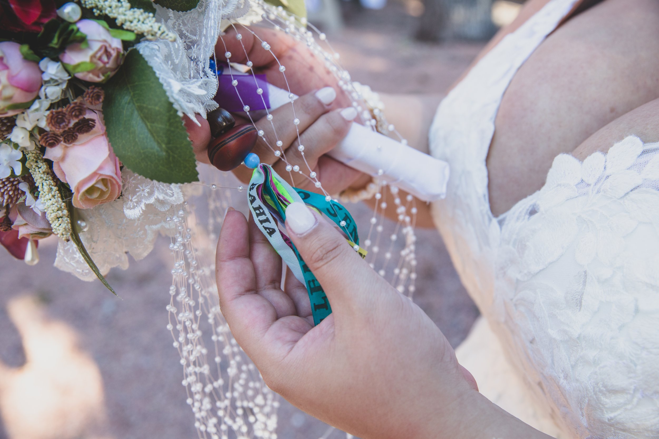  Bride’s Brazilian bouquet at Northern Arizona Rim Elopement by Arizona Destination Photographer Jennifer Lind Schutsky 