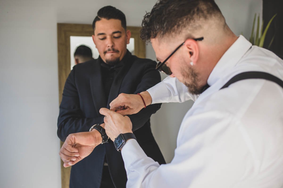  Groom Getting Ready and Detail photos from Mexican Cowboy / Vaquero Farm wedding at Schnepf Farms in Queen Creek, Arizona by Arizona based Photographer, Jennifer Lind Schutsky. 