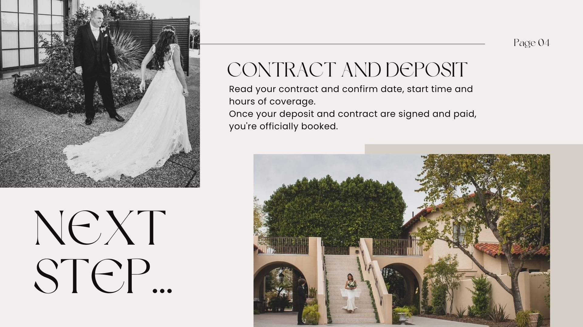 Wedding Guide for what to expect for wedding photography with destination wedding photographer; Jennifer Lind Schutsky 