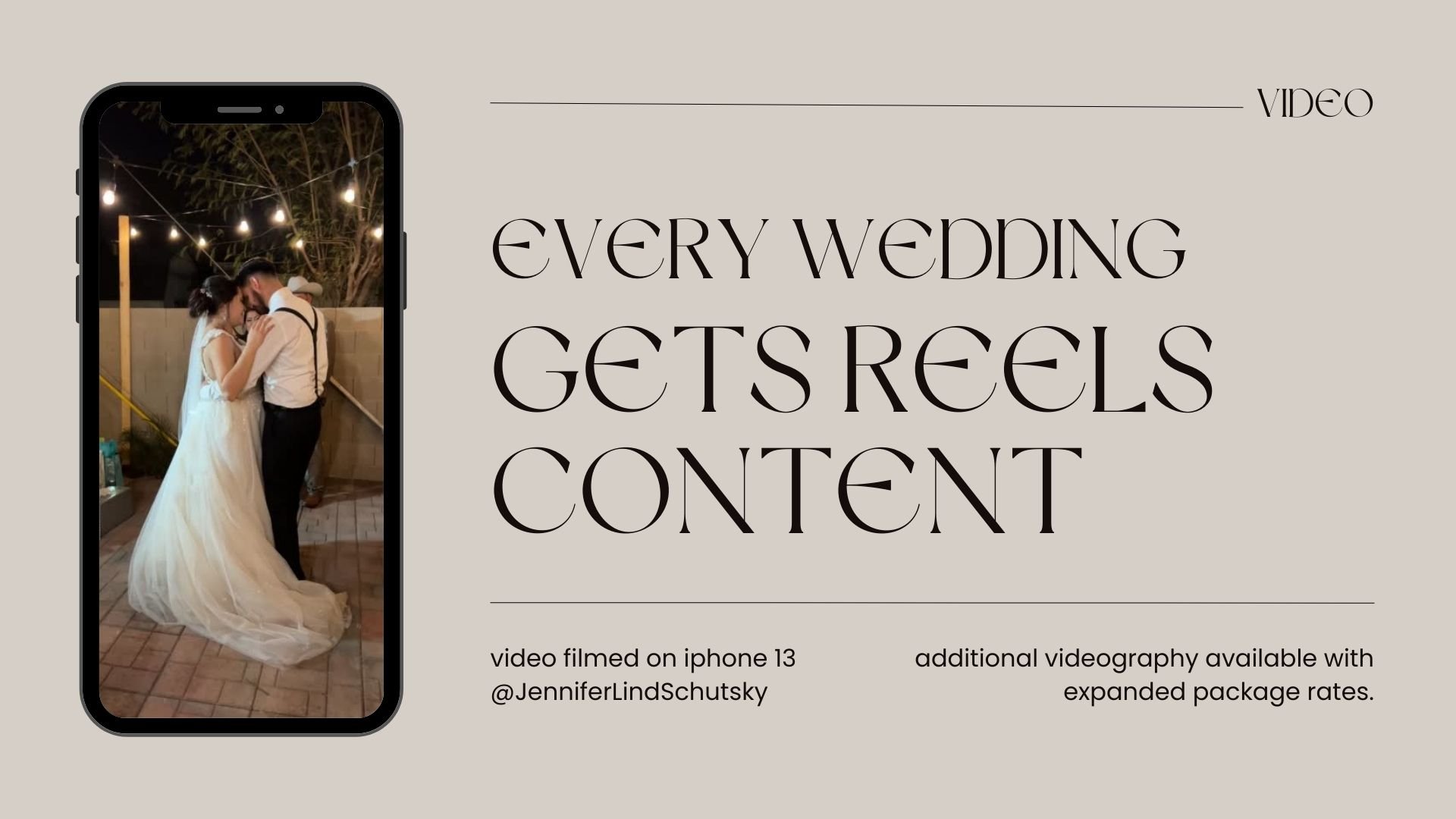 Wedding Photography  Content and Reels Guide for what to expect for wedding photography  and vendors with Arizona wedding photographer; Jennifer Lind Schutsky 