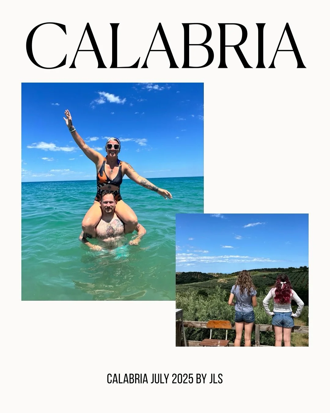 Calabria. 2025. Only 100 ish years since the husband&rsquo;s great grandpa left the tiny Italian town he grew up in and his ancestors lived for hundreds of years before that but we finally made it back to this land. Welcomed by his Nonnie&rsquo;s cou