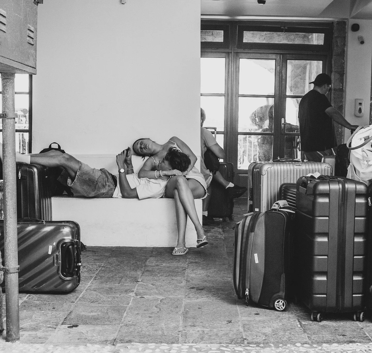 A moment for my favorite photo from Mykonos. Not of us but one I took. Love to make up little stories in my head about fellow travelers. Hope these two are still together and affectionately in love. Also, wish I had a better zoom lens so I could be a