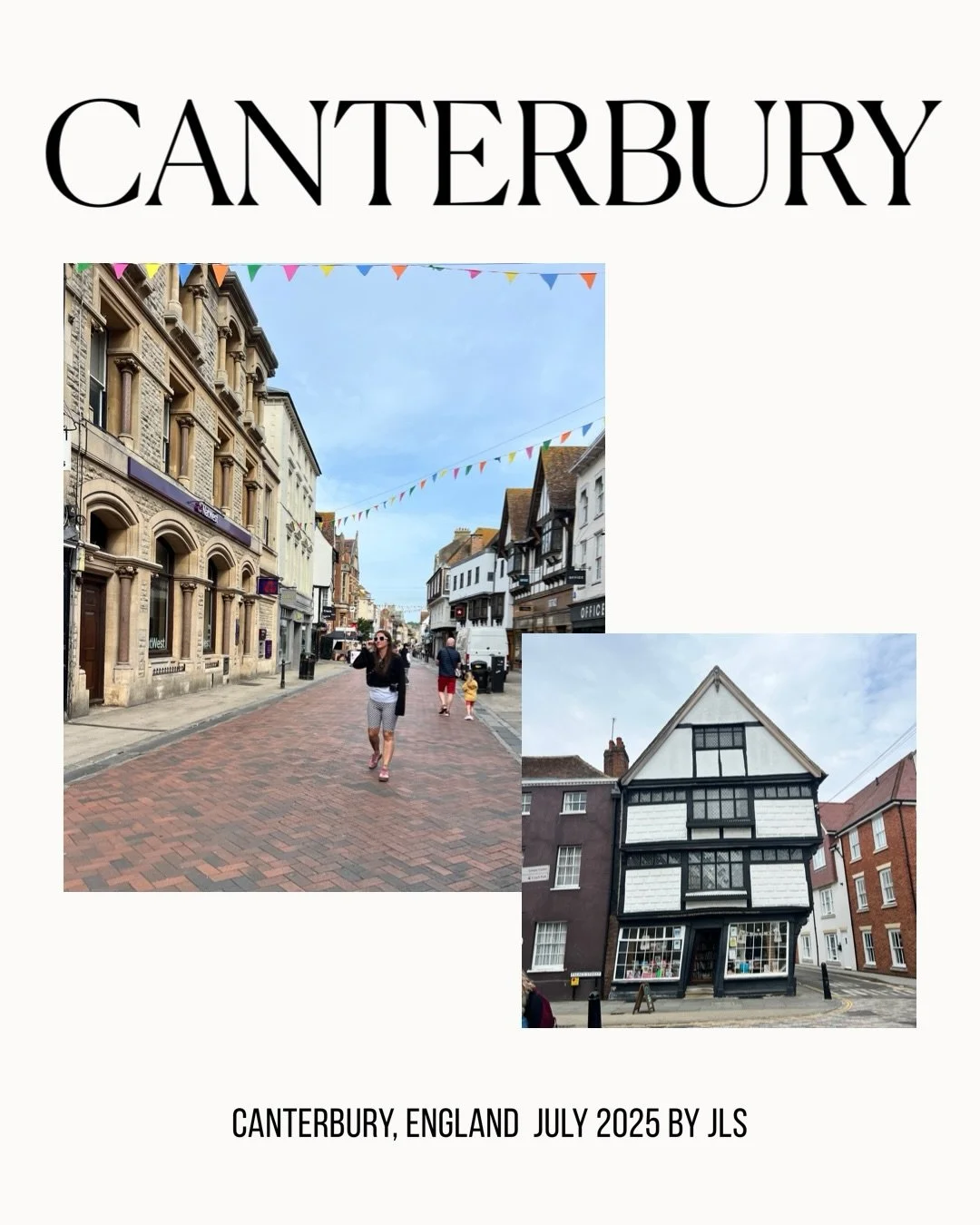When we couldn&rsquo;t find a hotel in Margate, because remember, I said it&rsquo;s like the San Diego of England; I booked a super cute hotel in Canterbury. It was an old Abby turned into a hotel. And everything was very quaint and adorable. I will 