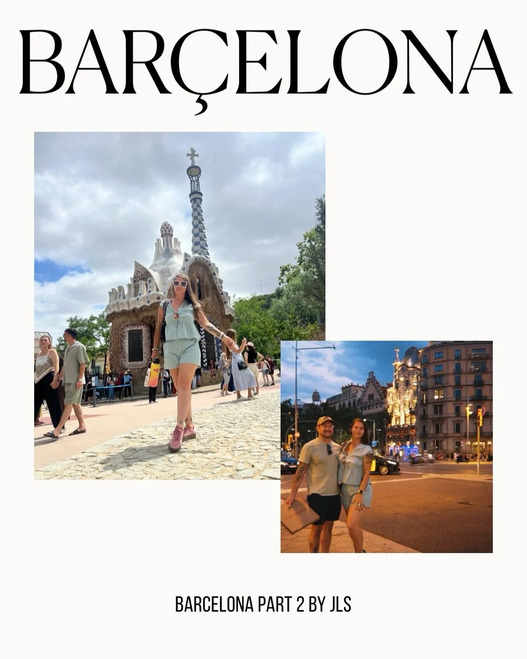 Only took me 6 months but this is the last of our summer adventures! Barcelona was our last stop and we hit up my favorite stationary store, pizzeria and of course Gaudi (even though the vibes of parc guell have been destroyed with tourism 😪)! 
@par
