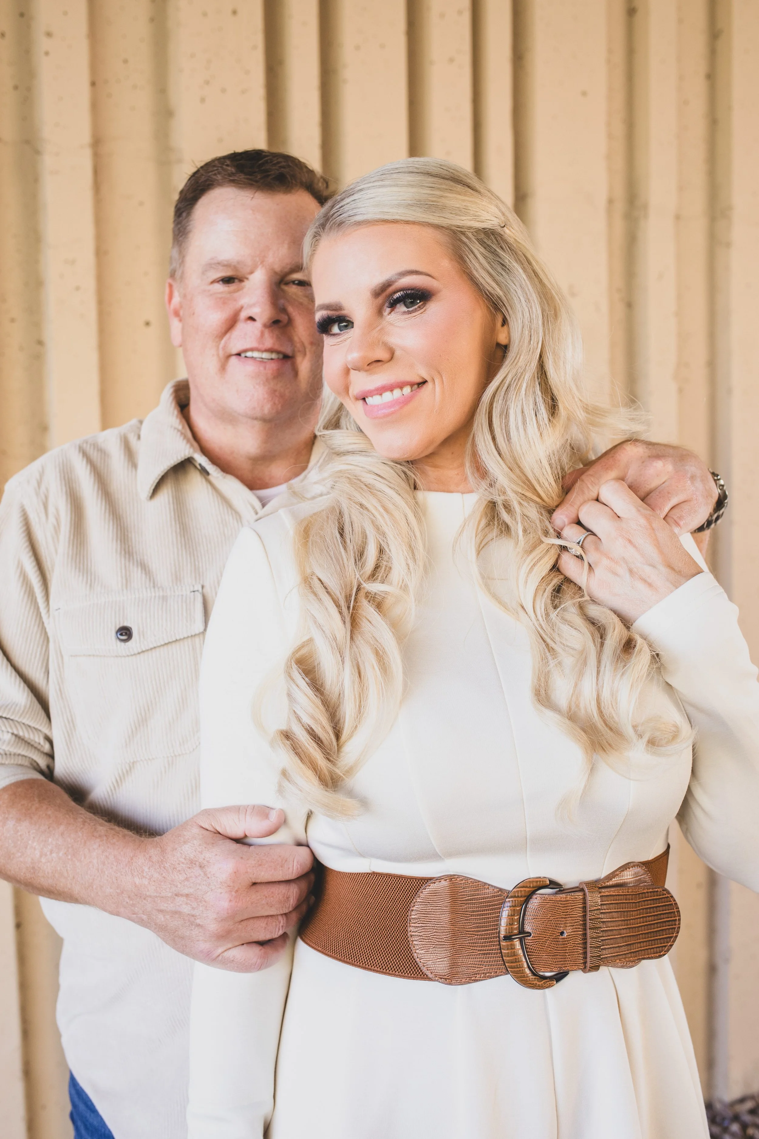 Nicole and Paul Engagement Photo Session in Downtown Phoenix, Arizona by Photographer, Jennifer Lind Schutsky, January 2026 EDITED-18.jpg