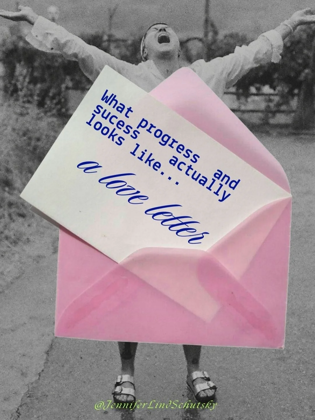 Happy Valentine&rsquo;s Day besties. I wrote another love letter. 💌

This one is about progress and success, because I want to know what makes your heart sing! 🫶🏽

First person to find a typo wins 🫠🫠🫠
anyone else super annoyed that Canva red sq