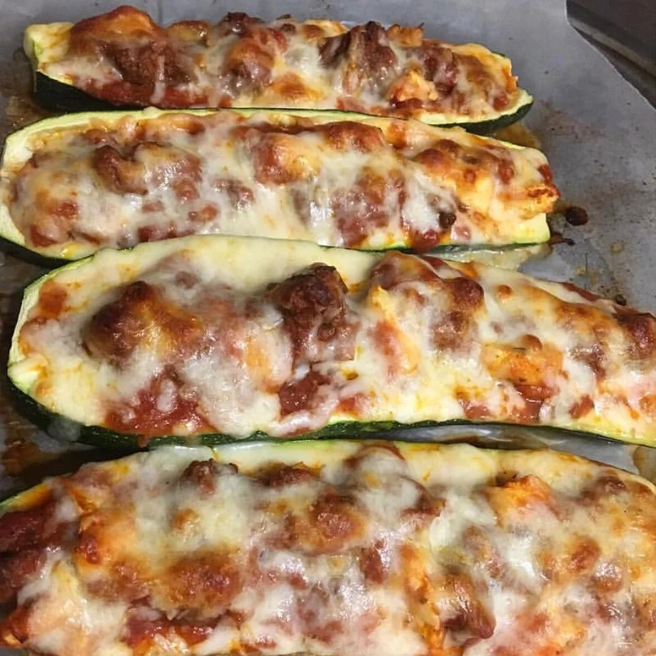 Low-Carb, Ketogenic Diet Zucchini Boats