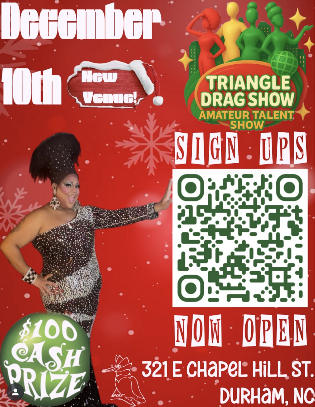 CANCELED – Triangle Drag Show: Drag Runway and Amateur Talent Show