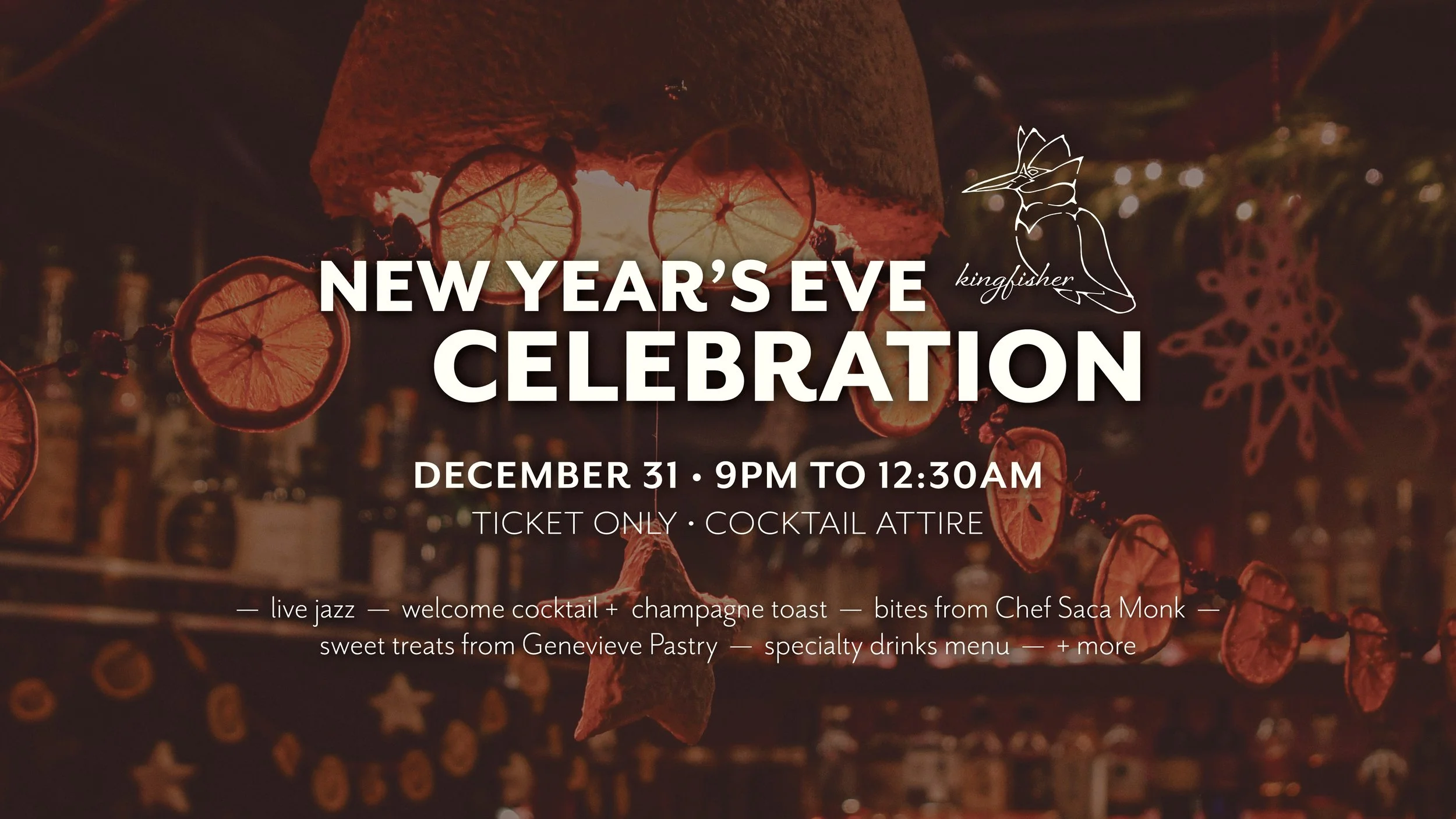 New Year’s Eve Celebration at Kingfisher