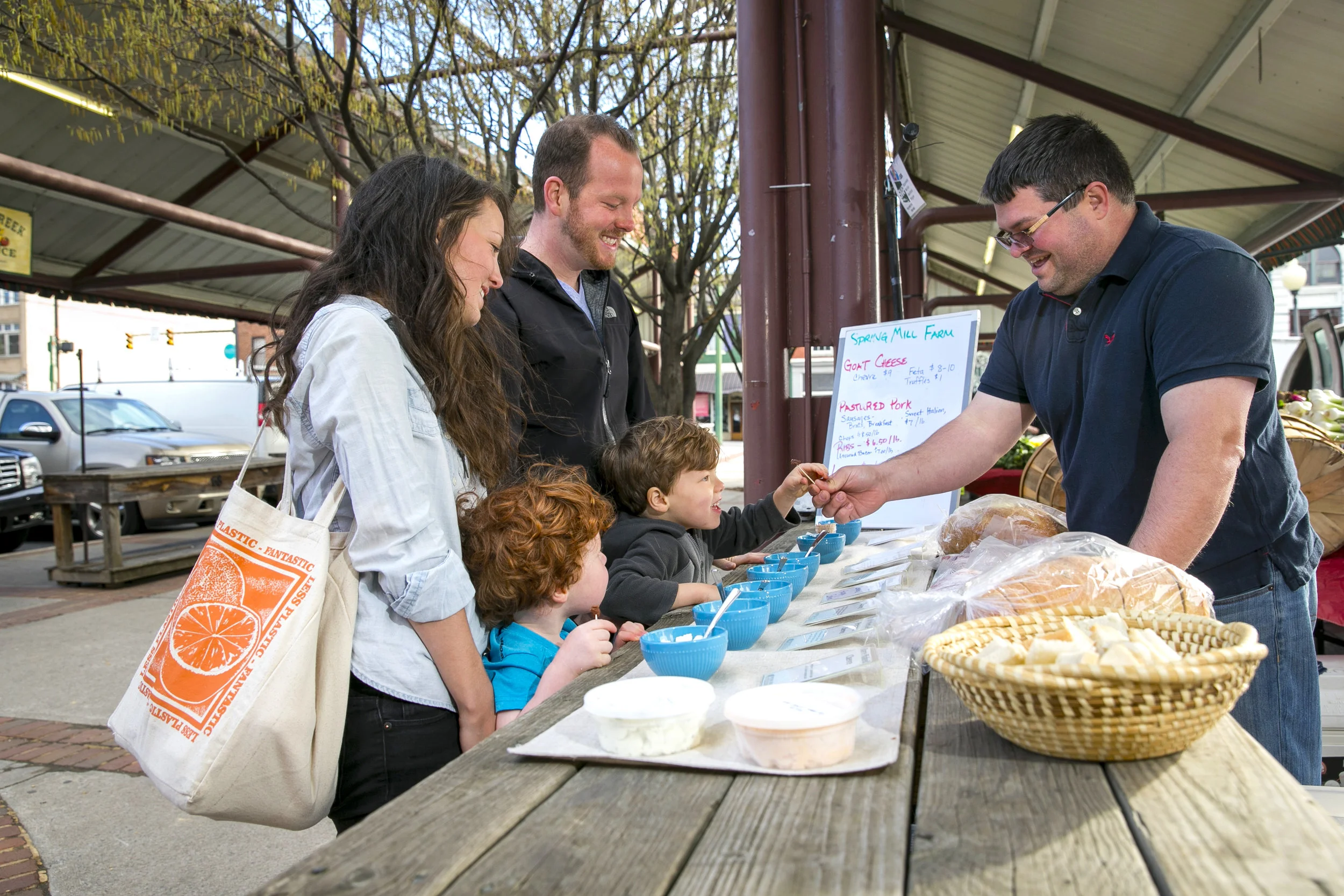 Lynchburg Community Market in Downtown Lynchburg, VA