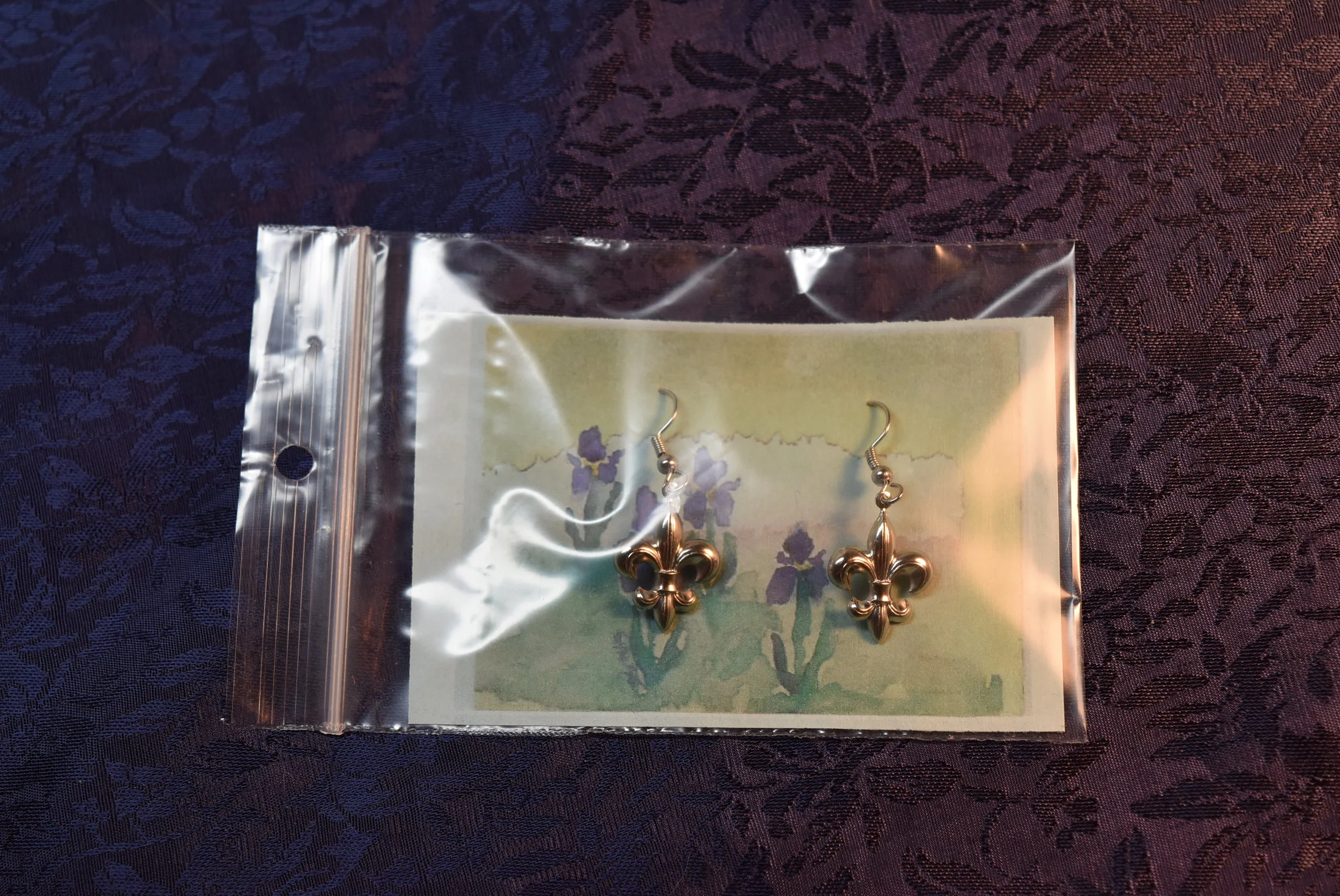 Silver Fleur-de-lis Earrings
