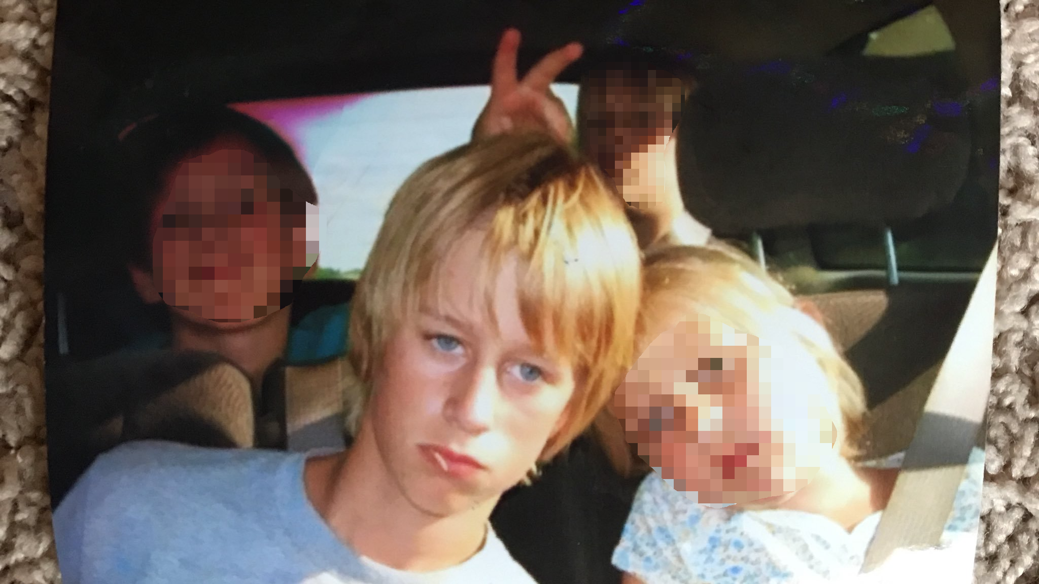 Wheeler as a child with his three siblings.