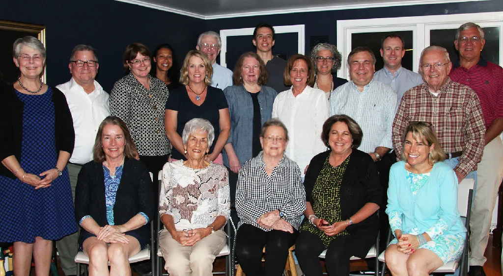 The Scholarship Fund of Concord and Carlisle announces its 2017-2018 Board of Trustees: (back row) Hanna Bruno, John Mee, Travis Minor, Devra Feshbach-Meriney, Nick Carter, and Ken Anderson; (middle row) Lucy Miller, Welles Hatch, Amy Jolly, Julie Hagan, Jeanne DeTemple, Deb Mayerson, Paul Ressler, and Al Powers (seated front row). (front row) Janet Friedman, Elaine DiCicco, Dorrie Bean, Priscilla White Sturges, and Bee Loprete. (not in photo: Ed Bernard, Molly Eberle, Tom Rutledge and David Gould)