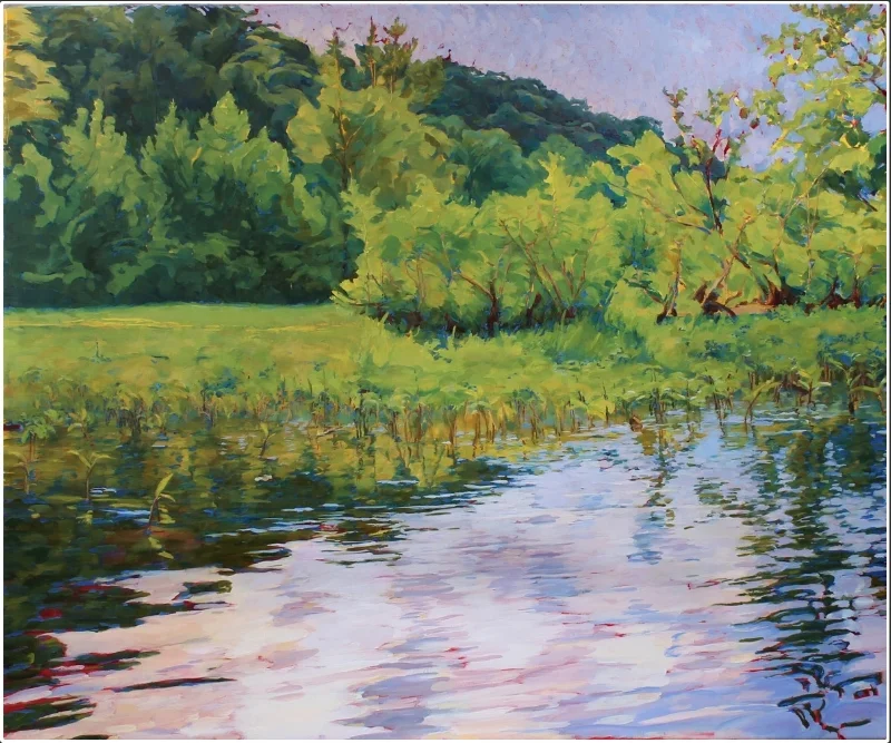 Mid-Morning Turnbull Creek, by Susan Goshgarian McGrew