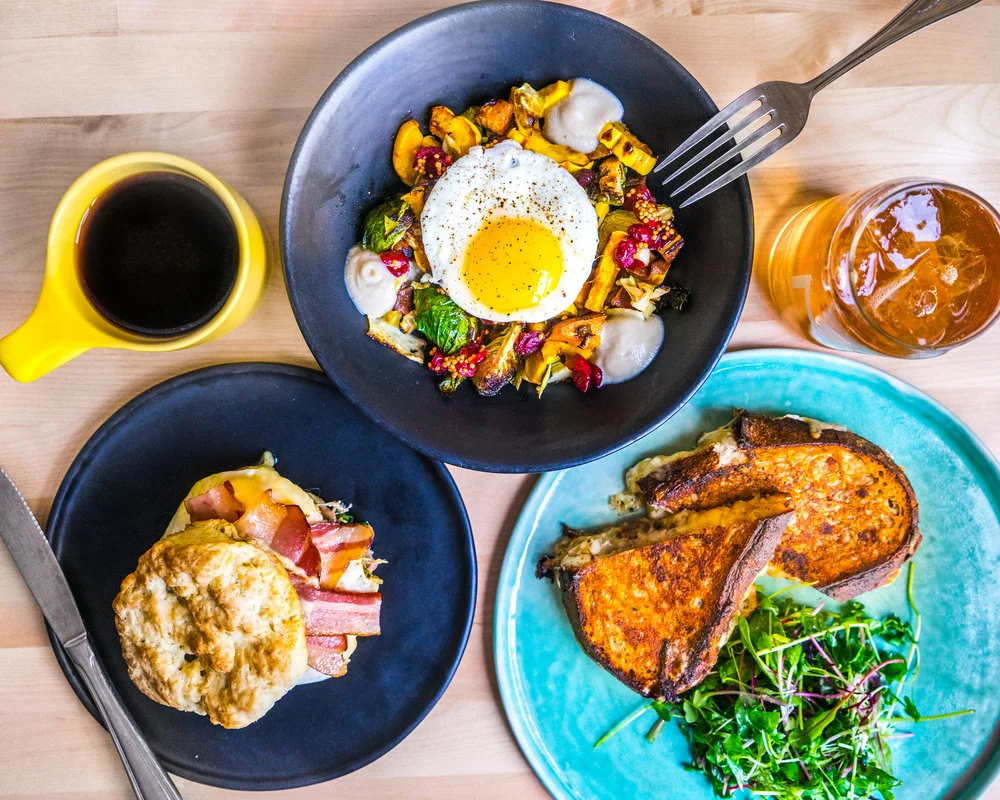 An in-house chef whips up locally-sourced delicacies to serve alongside great coffee at the downtown location of Northern Coffeeworks. (courtesy)