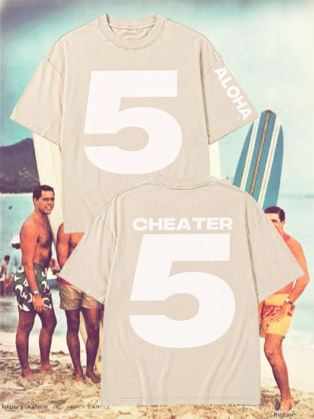 CHEATER 5 OVERSIZED TEE