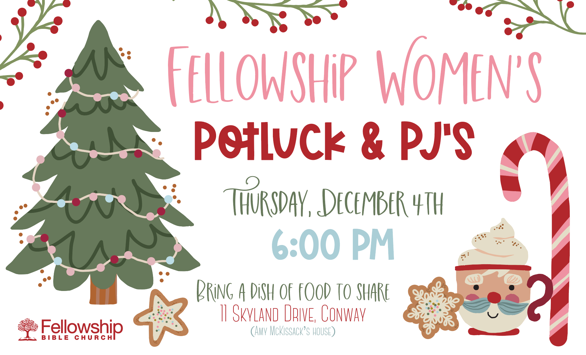 Fellowship Women's-Potluck & pjs Christmas..png
