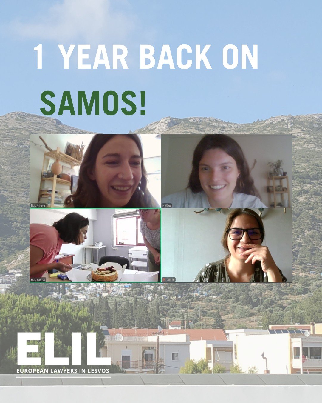 🎉 Yesterday, we marked one year since we returned full-time to Samos.
Our lawyer Antonia has been working there every day since.
Samos is one of the Greek islands where people first arrive to seek asylum.
When they arrive , they often don’t k