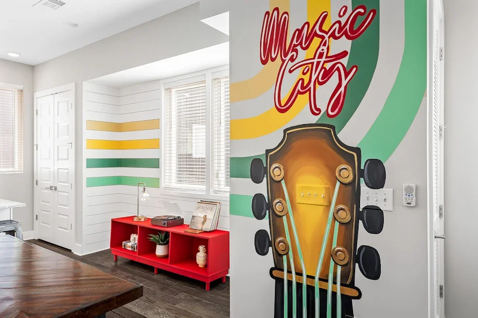 Music City Airbnb Mural- Nashville TN.webp