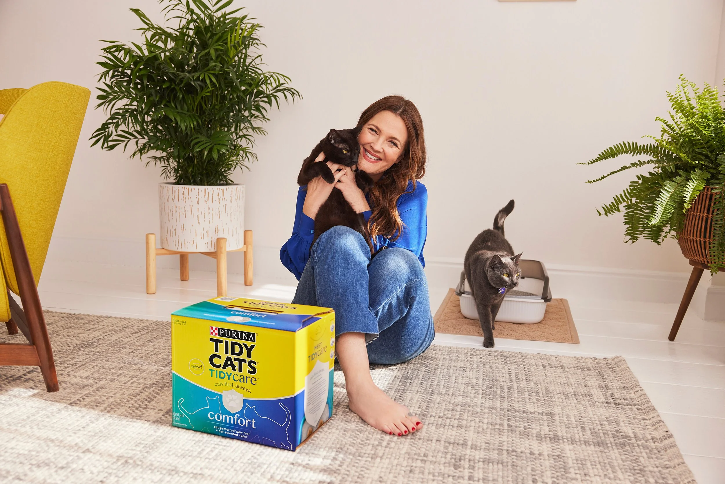 Tidy Cats, Tidy Care Litter with Drew Barrymore Social + Paid Campaign