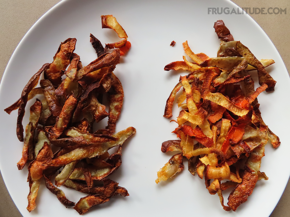 Blanched peelings vs non-blanched peelings