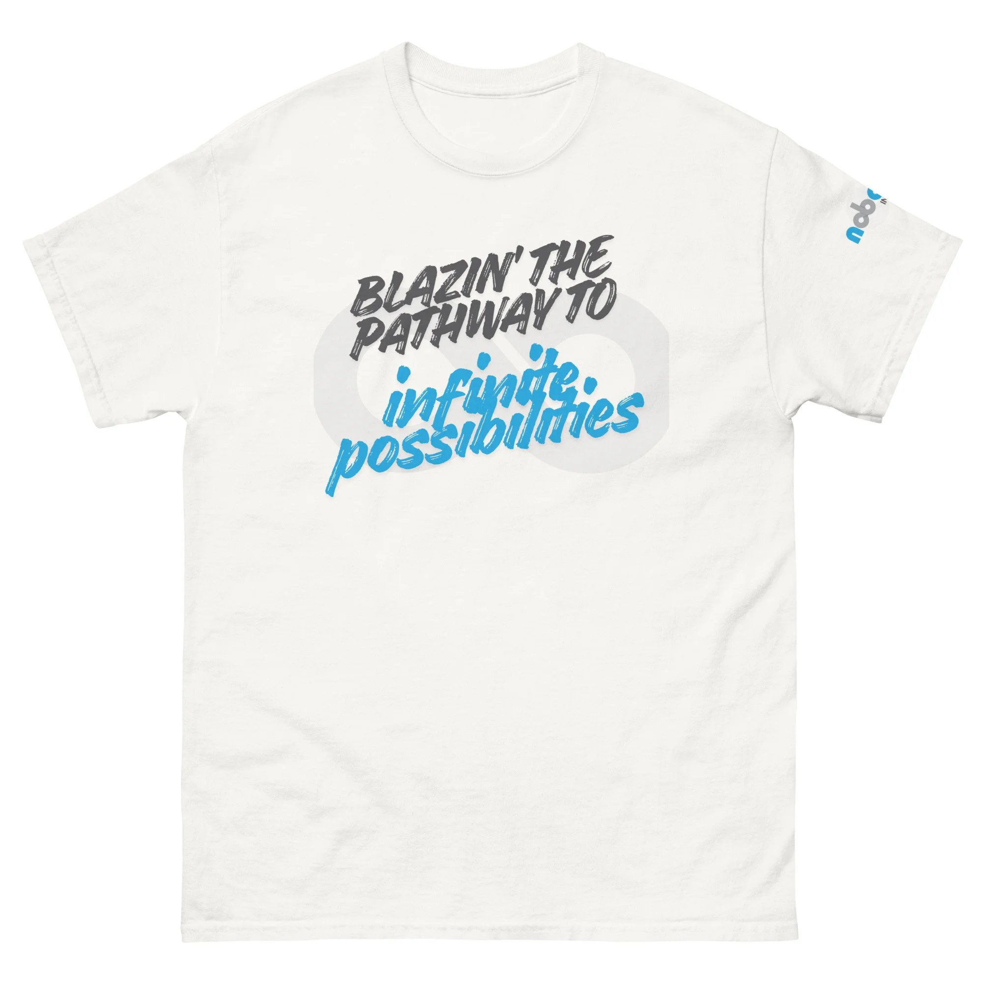 Unisex classic tee Blazin' the pathway to infinite possibilities