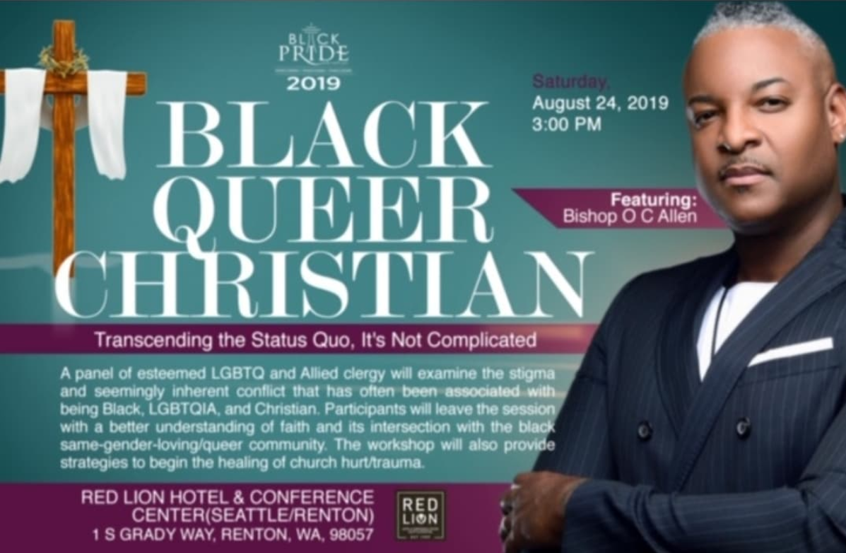 WORKSHOP : iELEVATE  SEATTLE, Black-Queer-Christian - Transcending the Status Quo, It's Not Complicated