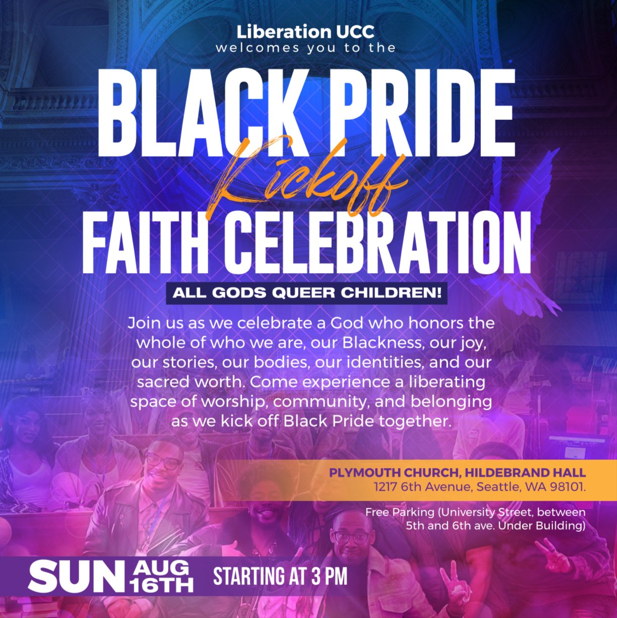 Black Pride Kickoff Faith Celebration x Liberation